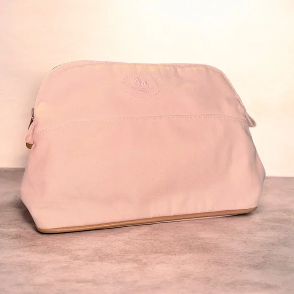 Hermes Pink Makeup Toiletry Bag / Pouch - Picture 4 of 7